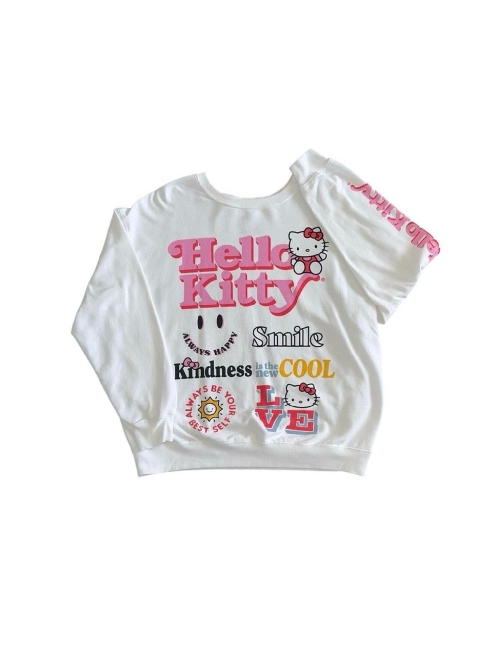 Hello Kitty by Sanrio Kindness is the new cool sweatshirt - large